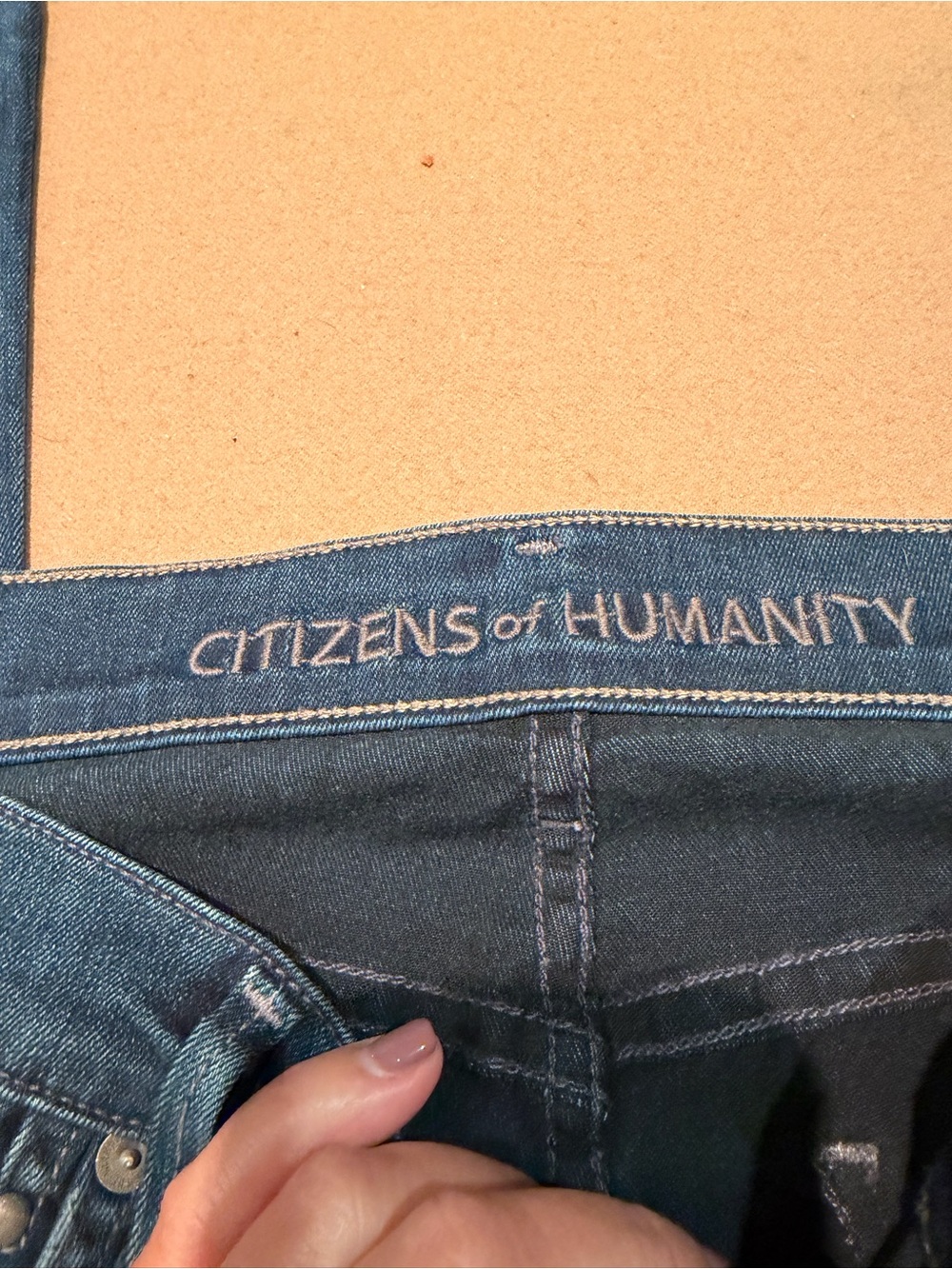 Citizens Of Humanity Women's Blue straight boot cut Jeans - Picture 2 of 7